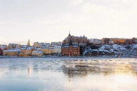 Sea water snow cold Photo