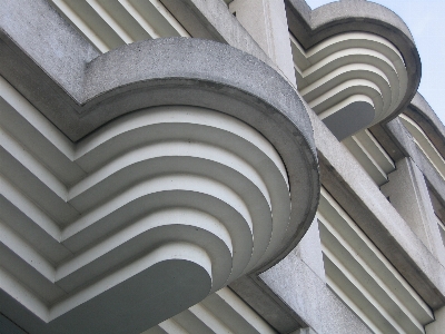 Foto Architettura struttura spirale prospettiva