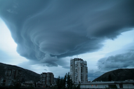 Cloud sky city atmosphere Photo