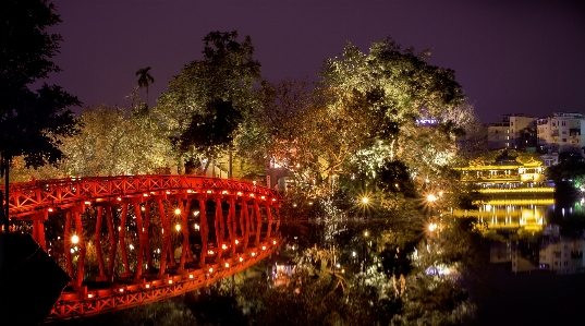 Light night cityscape evening Photo