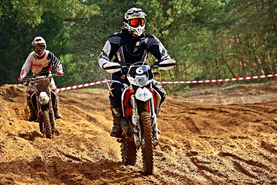 Piasek pojazd motocykl motocross
