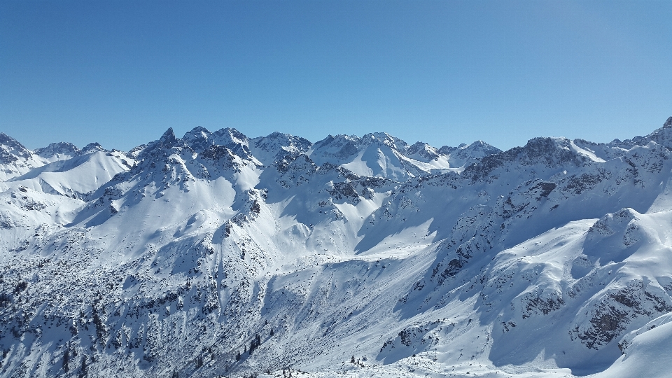 Landscape nature mountain snow