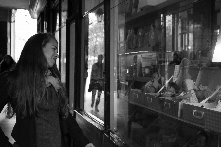 Foto Bianco e nero
 donna strada