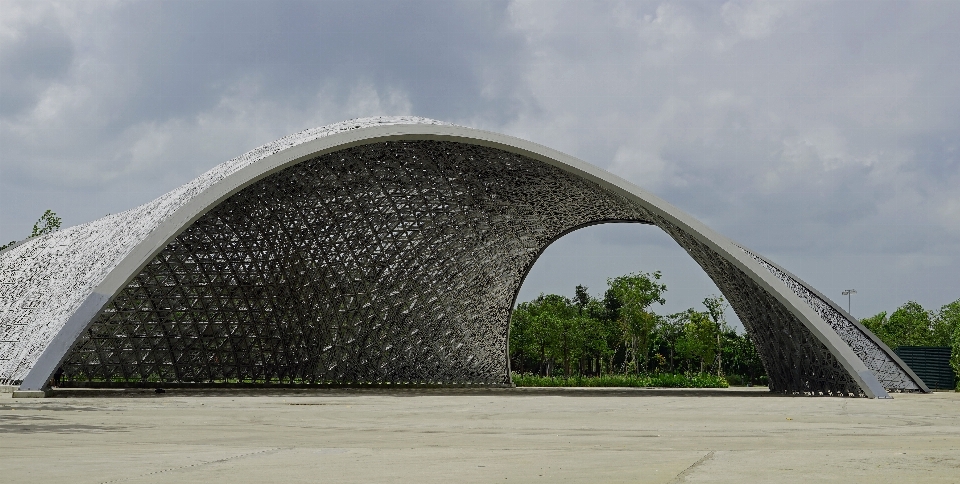 建築 橋 建物 アーチ