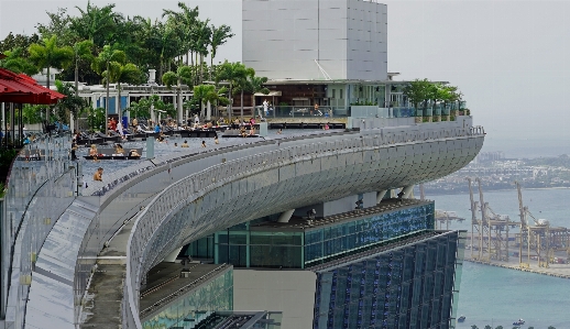 Architecture view overpass downtown Photo