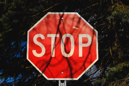 Sign red signage stop Photo