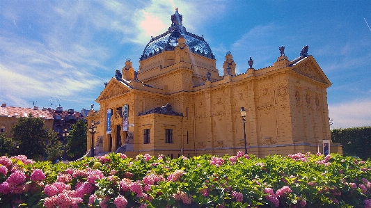 Architecture flower town building Photo