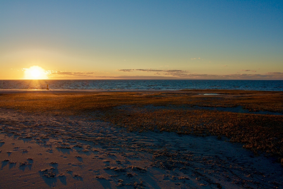 Beach landscape sea coast