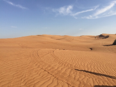 Landscape sand desert dune Photo