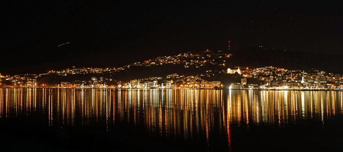 Water light night cityscape Photo