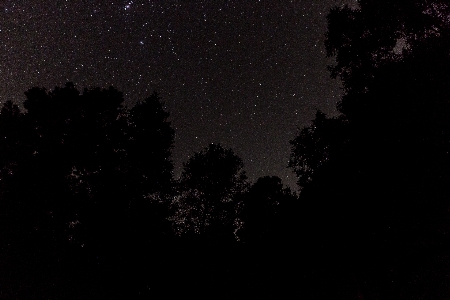 Foto Awan langit malam bintang