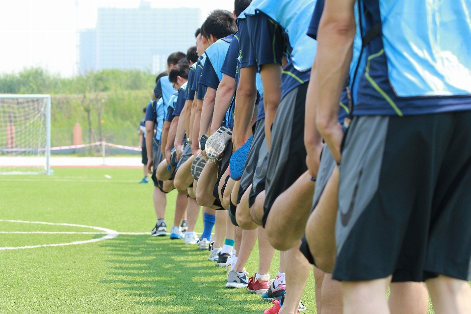 Sommer sportlich ausbildung fußball