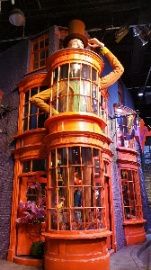 Photo Nuit rouge parc d'attractions
 harry potter
