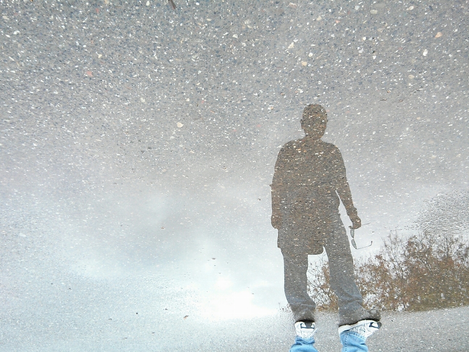 Outdoor silhouette snow winter