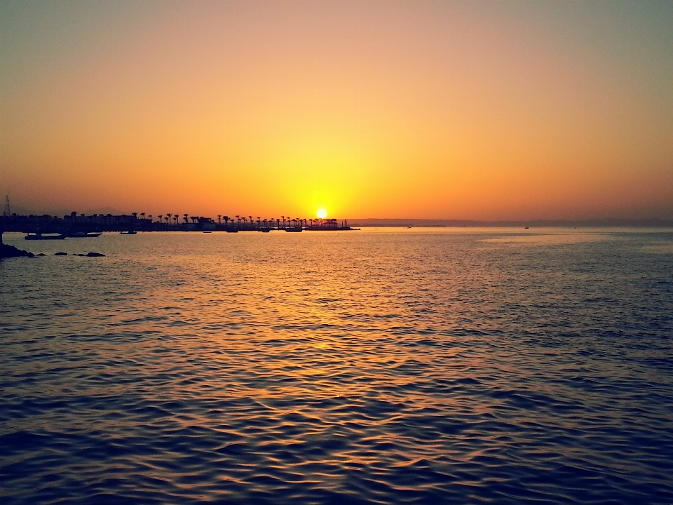 Pantai laut pesisir cakrawala