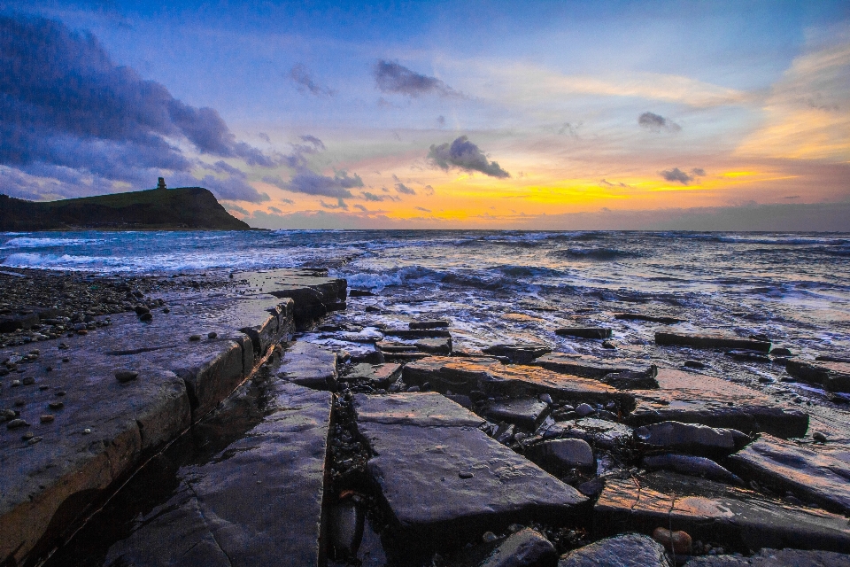 Pantai lanskap laut pesisir