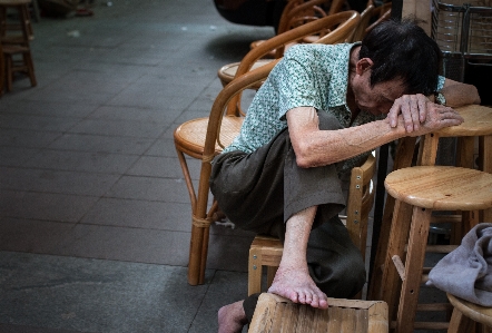 Foto Duduk istirahat kehidupan tidur