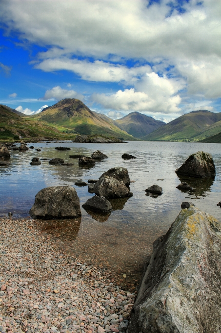 Beach landscape sea coast