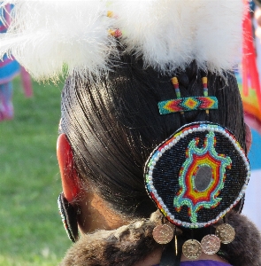 Dance toy feather hairstyle Photo