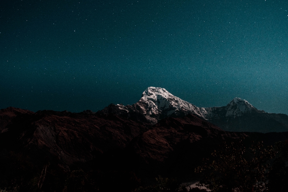 Berg himmel nacht atmosphäre