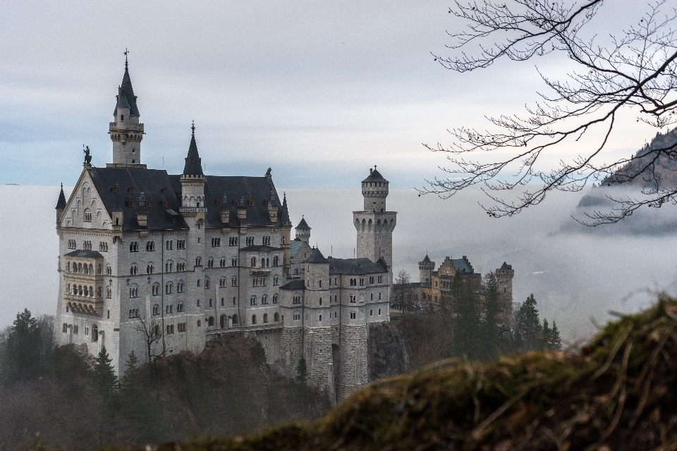 Mist building chateau palace