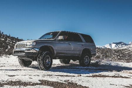 Snow car jeep vehicle Photo