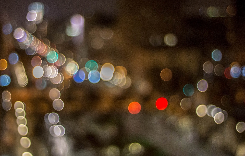 Licht bokeh
 straße nacht