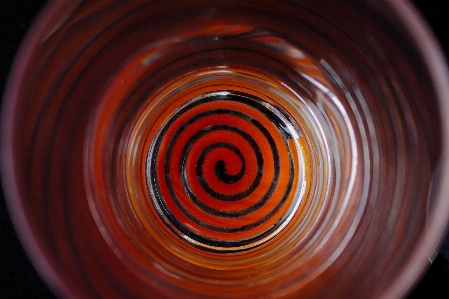 Wood photography spiral glass Photo