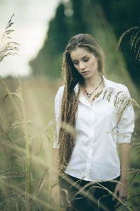 Nature forest grass person Photo