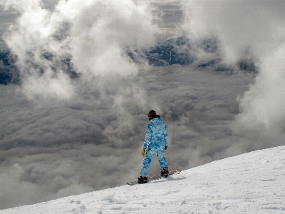 Berg schnee winter wetter Foto