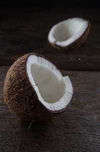 Hand wood white fruit Photo