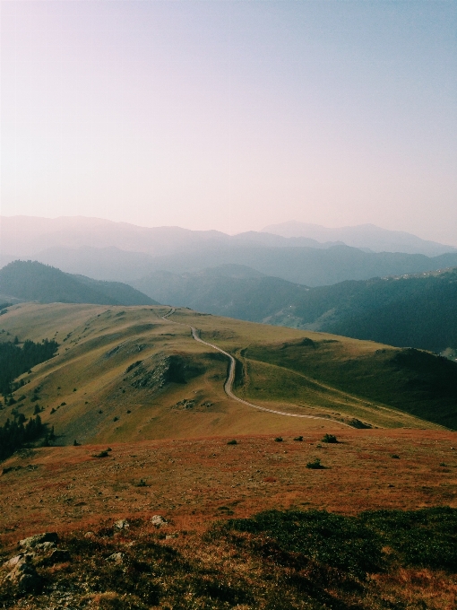 Landscape nature path horizon