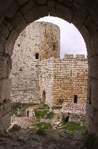 Rock building wall arch Photo