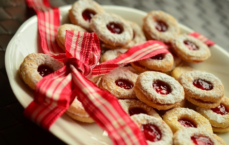 Raspberry sweet dish food Photo