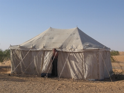 Sand desert tent dome Photo