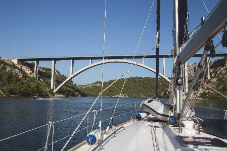 Sea dock boat bridge Photo