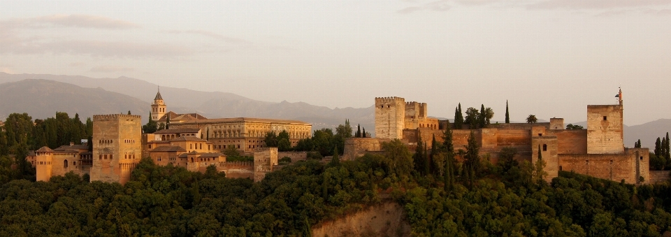 Paesaggio architettura tramonto città