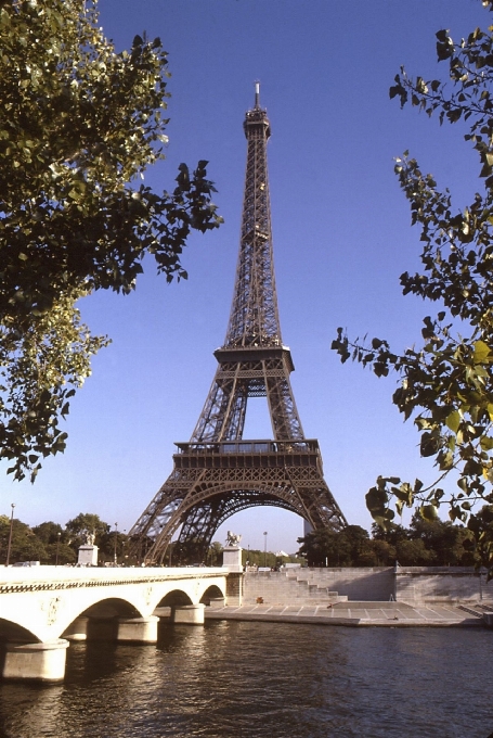 Eau architecture pont tour eiffel