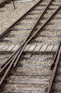 Track railway wagon train Photo