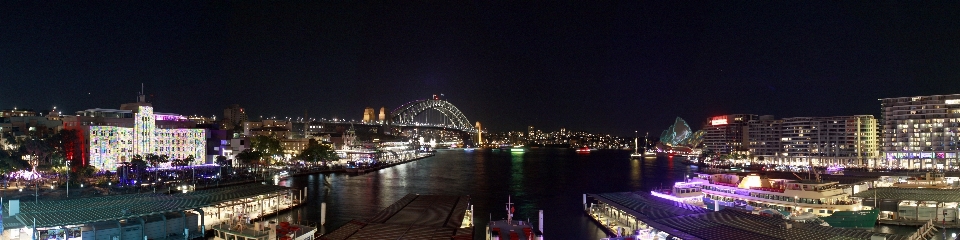 Architecture bridge skyline night