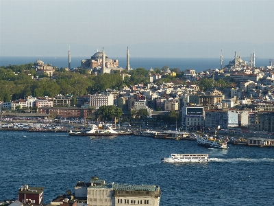 Sea coast dock skyline Photo