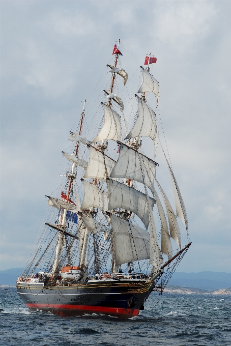 Mar oceano barco vento