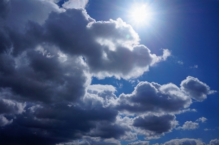 Light cloud sky sunshine Photo