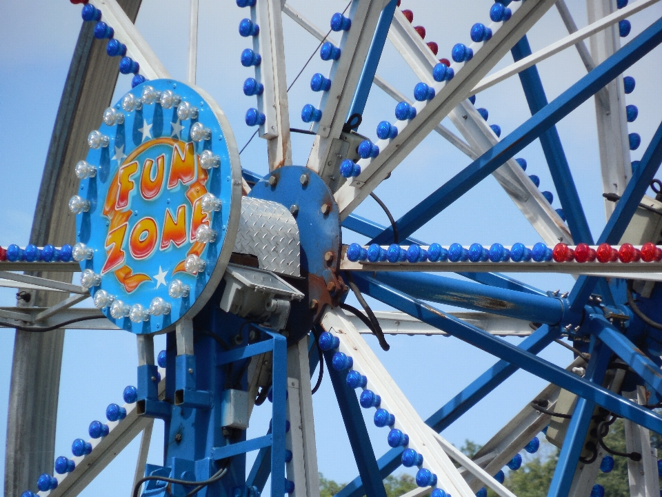 Extérieur ciel roue rond