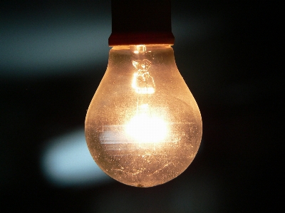 Light bulb lamp yellow Photo