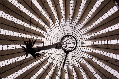 Architecture wood spiral building Photo