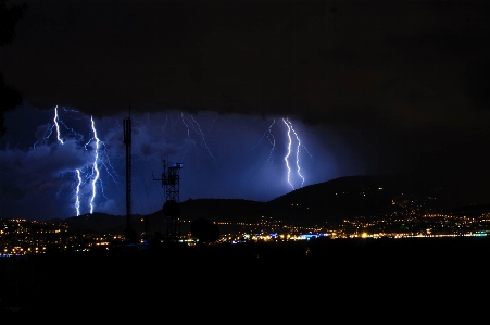 Light sky night darkness Photo