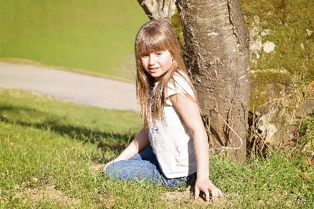 Nature grass person people Photo