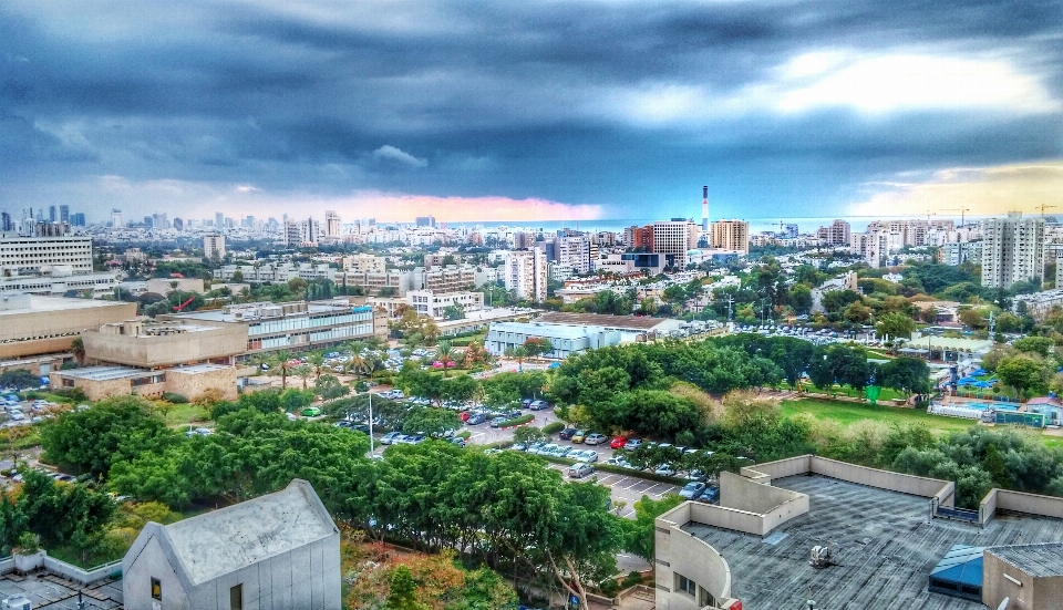 Ufuk çizgisi fotoğrafçılık şehir gökdelen