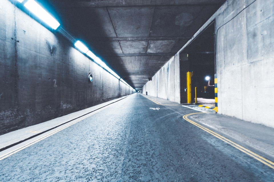 Architecture road street tunnel